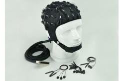 China Customized Channel EEG Skull Cap , Clinical EEG Hat 2 Different Material supplier