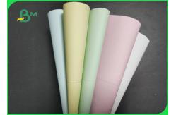 China Eco - Friendly 48g 55g 80g Printed Carbonless Paper Jumbo Roll For Office supplier