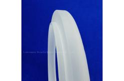 China Customized Processing High Purity Frosted Quartz Irregular Ring Flange Glass Instrument supplier