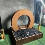 Commercial Customizable Corten Steel Garden Water Features Weather Resistance