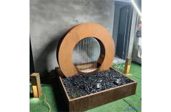 China Commercial Customizable Corten Steel Garden Water Features Weather Resistance supplier