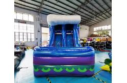 China Custom Size Inflatable Bounce House With Water Slide supplier