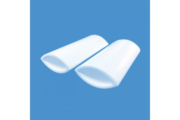Glazed Surface Custom Ceramic Parts Corrosion Resistant Ceramic Cavity