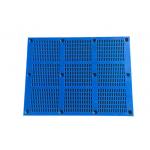 Tensioned PU Ming Screen Mesh , Dewatering Polyurethane Vibration Sieve Panel for sale
