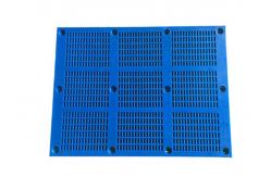 China Tensioned PU Ming Screen Mesh , Dewatering Polyurethane Vibration Sieve Panel supplier