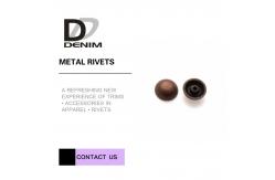 China Washable Hollow Brass Rivets Custom for Clothes Rivets Accessory supplier