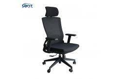 China Modern High Back Executive Chair Ergonomic Mesh Office Chair With Headrest supplier