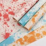Inkjet Handmade Dongba Paper Floral Flower Packaging Paper for Bouquet Packing in Many Colors for sale
