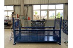 China Customized Padlock Locking System  Collapsible Stillage Cage For Logistics supplier