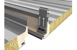 China Prefabricated 125mm Insulated Sandwich Panel Pu Foam Sealing Customized For Construction supplier