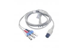 China TPU Jackets Veterinary ECG Cable Flat Clip Connection Compatible With Contec C80Vet supplier