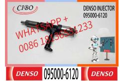 China 6261-11-3100 095000-6120 Diesel Fuel Injector for Komatsu PC750 supplier