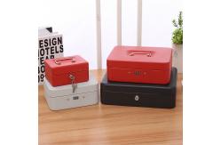 China Iron Material Money Piggy Bank 20x18x15cm With Key supplier