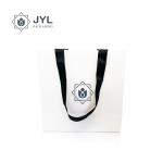 RoHs Embossing Recycled Paper Gift Bags With Handles Antibacterial Rectangle