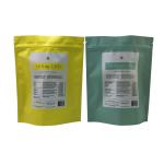 Custom Printed Resealable Tea Packing Bags Mylar Stand Up Pouch With Zipper Tea Bags for sale