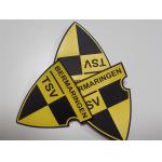 3D Effect TPU Badges Embossed Custom Clothing Patches With Special Textures