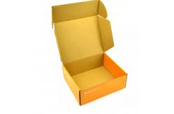 China CMYK Auto Parts Packaging Box Paper Varnishing Orange Custom LOGO BSCI supplier