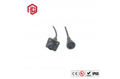 China Flange Socket M15 3PIN 4PIN Panel Mounting Connector To Wire Connector supplier