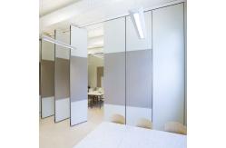China Noise Insulation Melamine Board Folding Sound Proof Partitions / Acoustic Room Dividers supplier