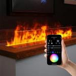 Enjoy Beauty and Functionality of 3d Water Vapor Electric Steam Fireplace