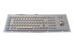 China Industrial Keyboard With Trackball Panel Mount Metal Wired Keyboard supplier