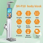 RS232 Weight Height Body Analyzer Ultrasonic Thermal Printing Supported Bmi Scale for sale