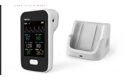 China Medical Bluetooth Handheld Patient Continuous monitoring system Multiparameter Patient Monitor CE supplier