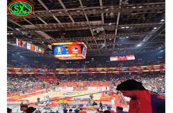 China 6500cd/sqm SMD3535 Football Advertising LED Display P6 P8 P10 supplier