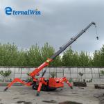 3 Ton Electric Mini Spider Crawler Crane With Wireless Remote Control
