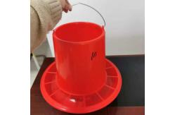 China 10KG Plastic Hanging Feeder Chicken Feeding Line Parts Red supplier