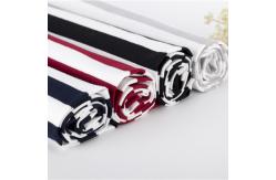 China Flexible Soft Smooth Striped Cotton Fabric Easy To Dry Skin Friendly supplier