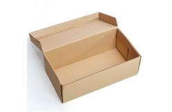 China Light 20pcs Foldable Brown Corrugated Paper Packaging Flat Shipping Box supplier