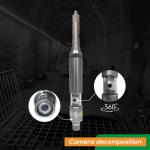 Waterproof Dual Borehole Inspection Camera 73mm Diameter Side Camera 360degree Rotate for sale