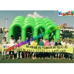 Fire Retardant PVC Inflatables Obstacle Course 5K Climbing Jumping Castle for sale