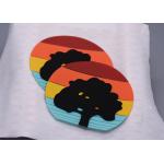 Eco Friendly Custom Garments Screen Printed Patches With Silicone Logos for sale