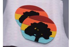China Eco Friendly Custom Garments Screen Printed Patches With Silicone Logos supplier