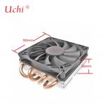 Custom ODM Super Thin Cpu Cooler 36mm Thickness Height AMD AM4 AM3 FM2 1200 115X 1700 1366 Heatsink Fan 1U Server Radiator for sale