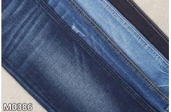 China Dark Blue 10.2Oz Cotton Polyester Spandex Denim Fabric With Crosshatch supplier