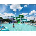 Outdoor Water Amusement Park Playground Swimming Pool Equipment Spiral Slide Set