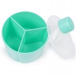 BPA Free PP Formula Dispenser 3 Grid Baby Milk Powder Container for sale