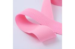 China Customizable 3.5cm Polyester Herringbone Elastic Webbing For Garment Production supplier