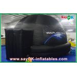 Fire-proof Inflatable Projection Planetarium Dome Black With Projection Cloth for sale