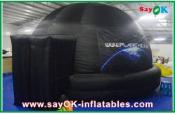 China Fire-proof Inflatable Projection Planetarium Dome Black With Projection Cloth supplier
