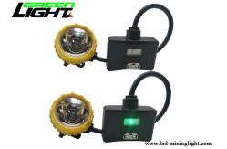 China 15000lux Rechargeable Led Headlight 13-15 Hours Warking Time 6.8Ah Panasonic Battery supplier