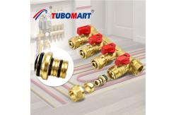China Brass Pex Distribution Manifold 1/2 Inch Under Floor Heating Manifold supplier