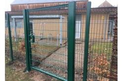 China 1.2*1m Metal Garden Fence Gate With Security Lock supplier