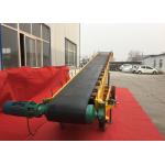 Industrial Stainless Steel Rubber Roller Belt Conveyor System Movable Portable for sale