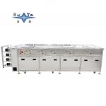 50KW Ultrasonic Washing Equipment Five Tank Dual Frequency Ultrasonic Cleaner Customized for sale