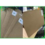 FSC Certified 250gsm - 850gsm High Grade Imported Paper Solid Board , Brown Kraft Paper for sale