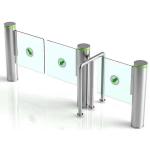 Acrylic 900mm Access Control Speed Gates Office Building Turnstiles OEM for sale